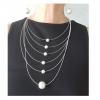 SILVER PLANETS - Handmade Necklace